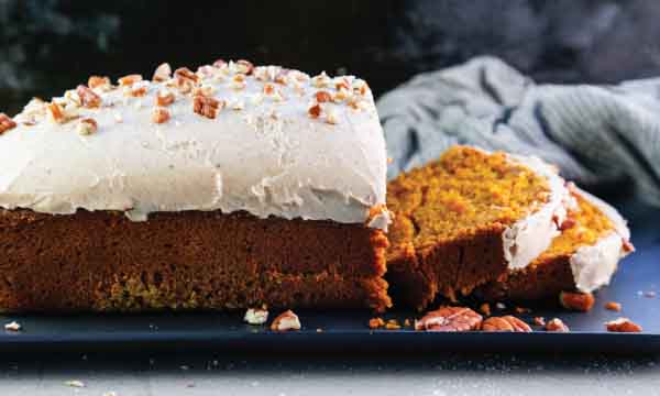 Pumpkin Bread with Brown Butter Frosting